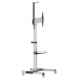QTV04-46TW: Multi functional, Aluminium, TV Trolley with height Adjustment